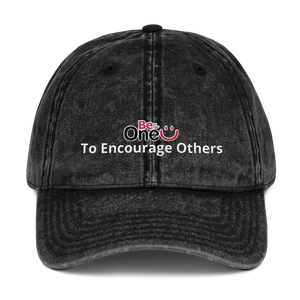 Encourage Others Vintage Cotton Twill Cap