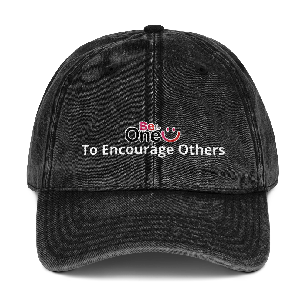 Encourage Others Vintage Cotton Twill Cap